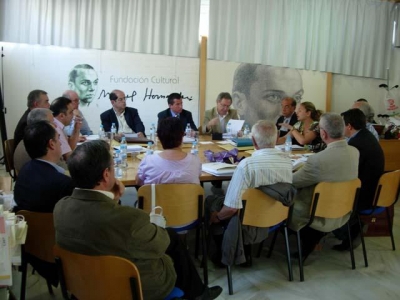 Reunión del patronato de la Fundación Cultural Miguel Hernández 2008