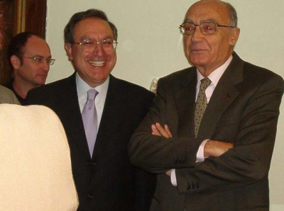 Juan José Sánchez Balaguer y José Saramago