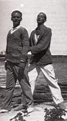 Federico García Lorca junto a Dalí