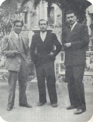 Manuel Molina, Carlos Fenoll y Vicente Ramos