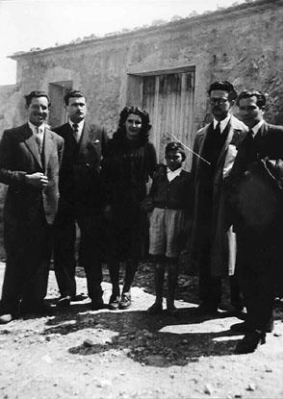 Francisco Salinas, Vicente Ramos, Josefina Manresa, Manuel Miguel Hernández, Juan Guerrero Zamora y 